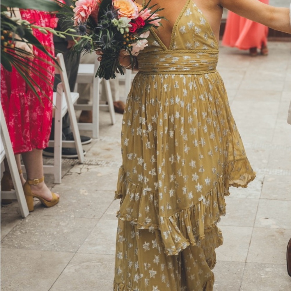 ROCOCO SAND, Size M - VEGA DRESS IN YELLOW - Picture 3 of 14